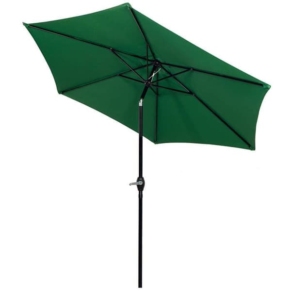 Springos® Uteparasoll med lutningsfunktion och vevsystem 260 cm
