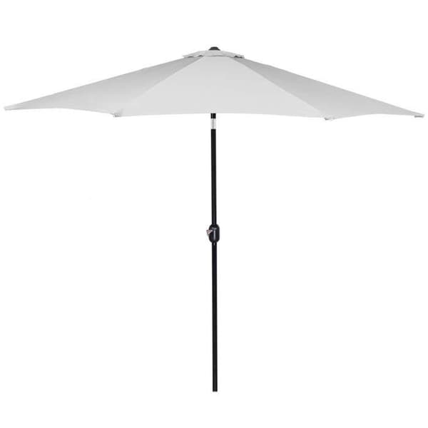 Springos® Trädgårdsparasol med lutningsfunktion och vevsystem 300 x 245 cm