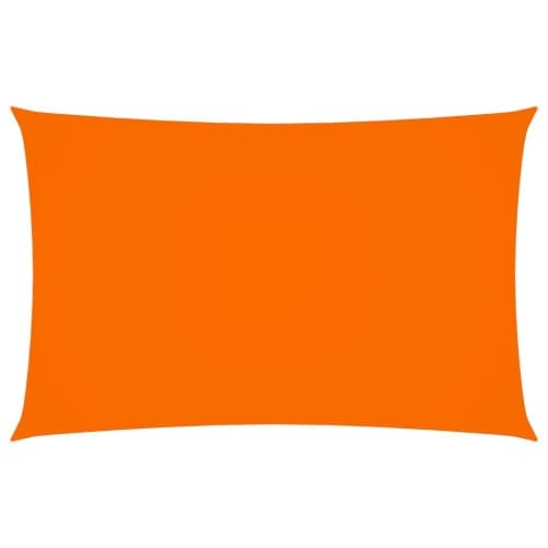 Solsegel oxfordtyg rektangulärt 2x5 m orange