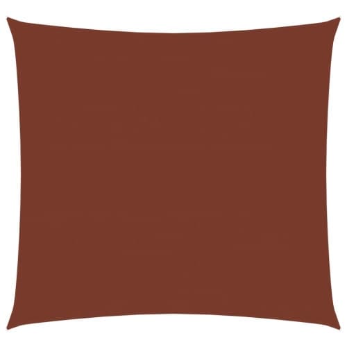 Solsegel oxfordtyg rektangulärt 2x2,5 m terrakotta