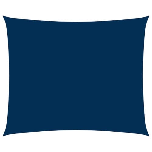 Solsegel oxfordtyg rektangulärt 2,5x3,5 m blå