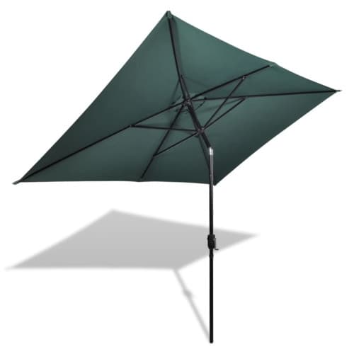 Parasoll 200 x 300 cm grön rektangulär