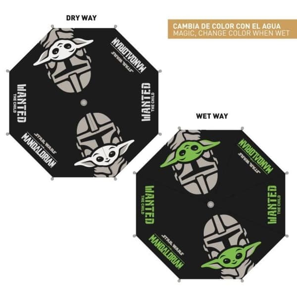 The Mandalorian - Baby Yoda Color Change Paraply