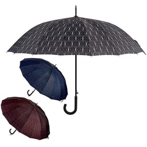 Paraply med tryck i metall - DKD HOME DECOR - S3608898 - Manual - Vuxen - Unisex