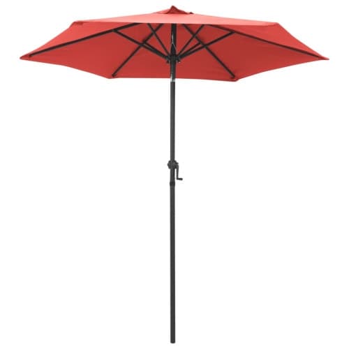 Parasoll terrakotta 200x224 cm aluminium