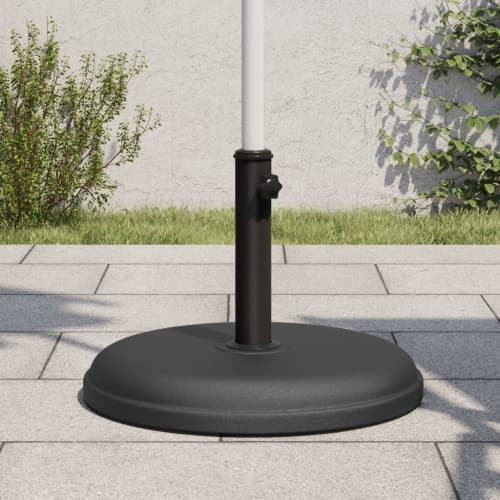Parasollfot för Ø32/35/38 mm stolpar 15 kg rund