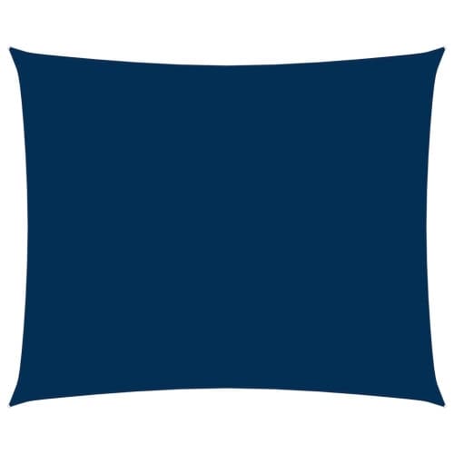 Solsegel oxfordtyg rektangulärt 3x5 m blå