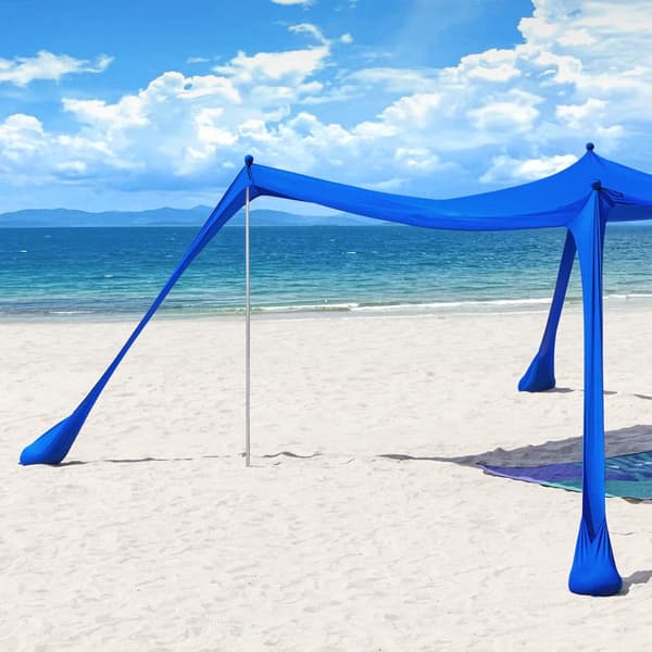 Strandtält, OZT02-DB, 400x400x200 cm, Blå