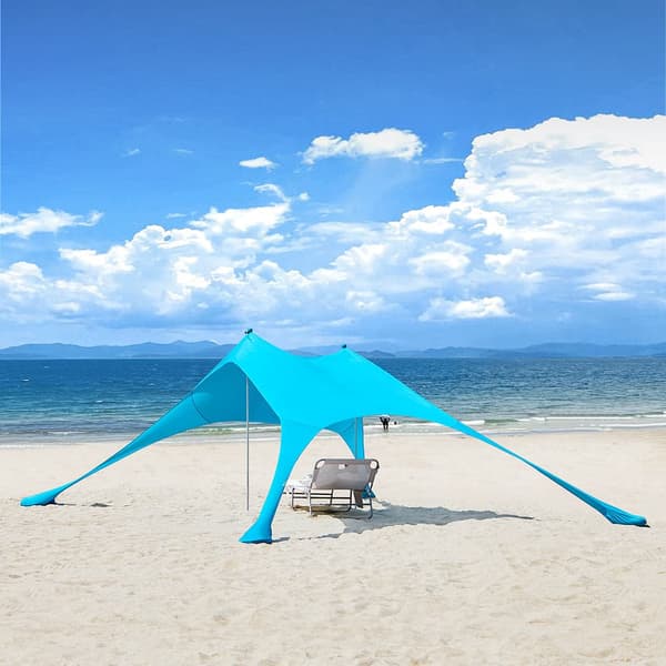 Strandtält, OZT01-HB, 300x300x200 cm, Blå