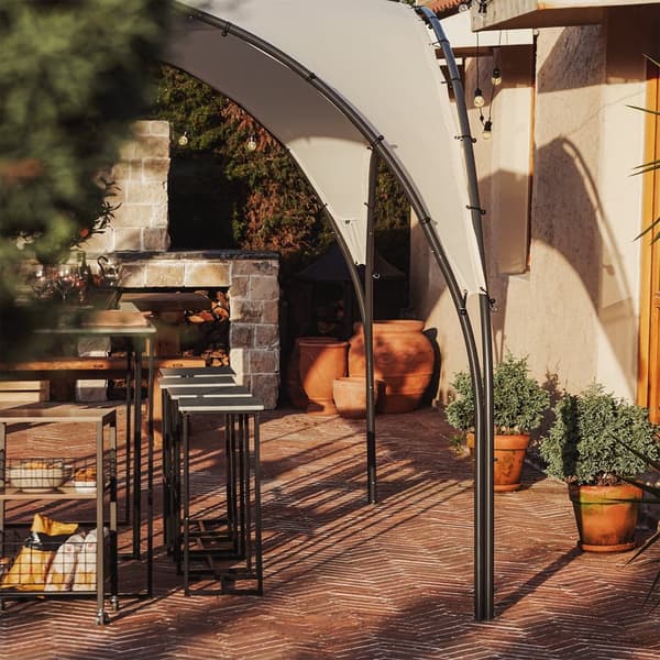 Utomhus Gazebo, KLS16-MI, 3314x334x256 cm, Beige