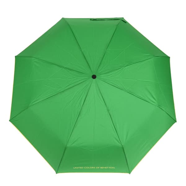 Hopfällbart paraply Benetton Grön 54 cm
