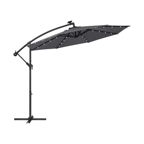 Aurinkovarjo LED-aurinkovalaistuksella