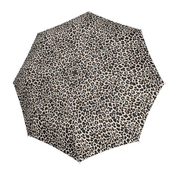Pocket paraply - Knirps - A.200 Medium Duomatic - Automatisk - Vit/Svart - Ljus 320g