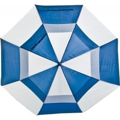 Golfparaply - Royal White - Dubbla paneler - Totalt skydd - Diameter 132cm - Kol