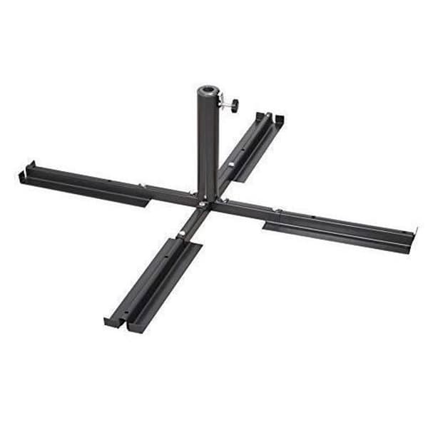 Stödplattor Parasol Tillbehör - Schneider - Antracit - 105x105x35 cm - Lätt montering - Rektangulär