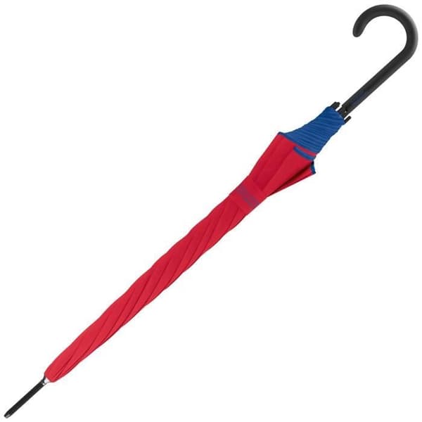 Paraply - UNITED COLORS OF BENETTON - Lång Ac Röd - Automatisk - 8 spö - Röd