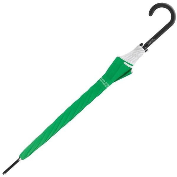 Paraply - UNITED COLOURS OF BENETTON - Long Ac Green - Automatisk - 8 revben - Unisex