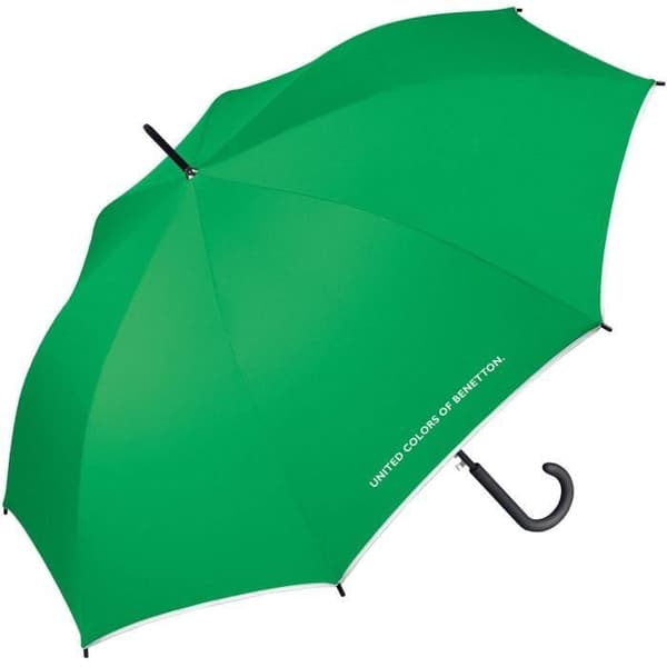 Paraply - UNITED COLOURS OF BENETTON - Long Ac Green - Automatisk - 8 revben - Unisex