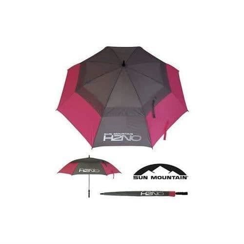 Sun Mountain H2NO 62cm Rosa/Grå Dubbel Canopy Paraply - 19SUNH2NO-19SUNH2NO-PG