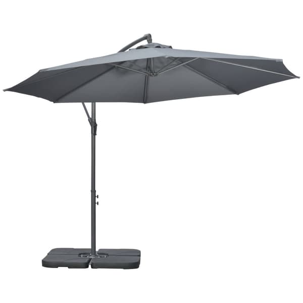 Patiovarjo, Ø2.92 m x 2.47 m, Harmaa