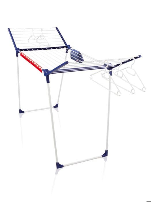 LEIFHEIT PEGASUS 200 mukava jalkojenkuivaaja - L 167 x S 66 x K 87 cm - 2 aaltolankaa