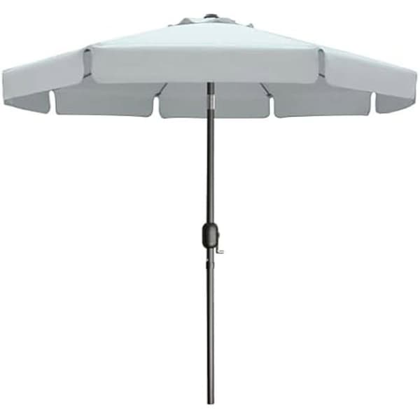 Parasol - Marbueno - 10491 - D 300 cm - Stål - Polyester - Vit