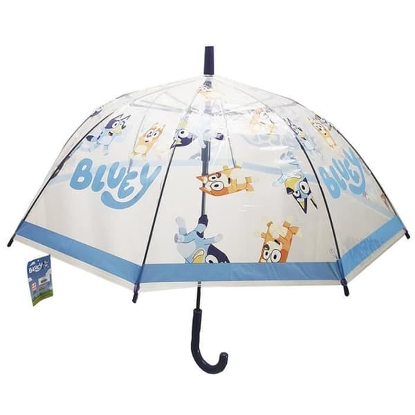 Paraply - Bluey - 43 cm - Handtag i PVC - Unisex - Blå