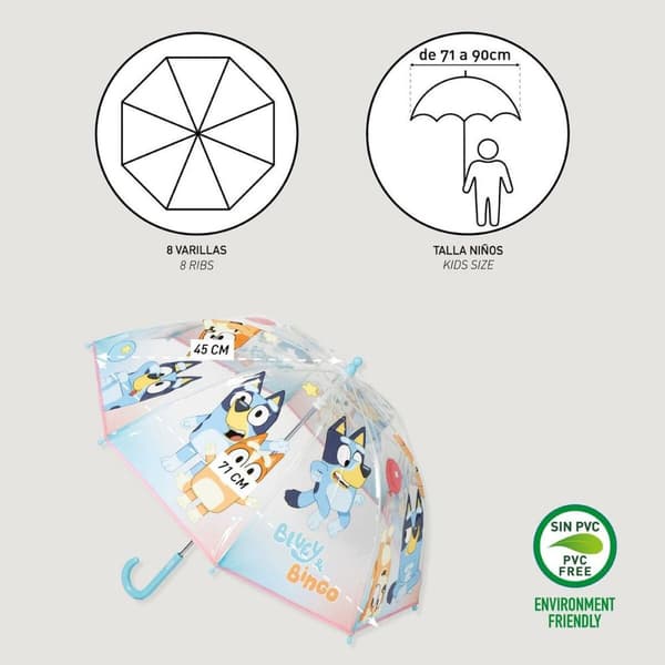 Sateenvarjot Bluey Sininen Ø 71 cm