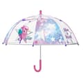 Miniatyrbild 1 av 2: Perletti girls unicorn paraply 64 cm transparent glasfiber