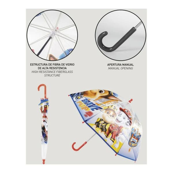 Paraply The Paw Patrol Blå (Ø 71 cm)