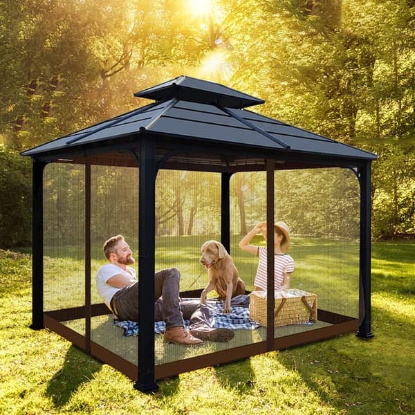 OBOSOE hyttysverkko puutarhapaviljonkiin, universaali korvaava hyttysverkko paviljonkiin