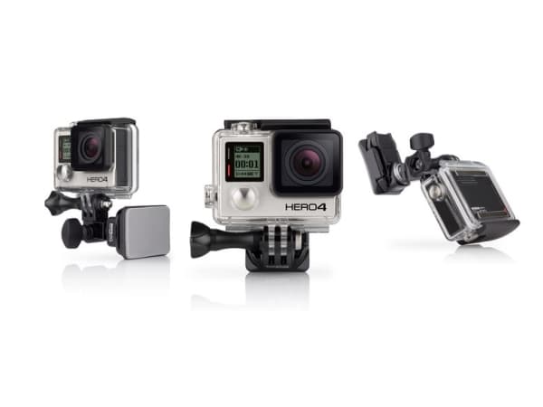 GoPro Helmet Front + Side Mount - Monteringssett til videokamera - for HERO3; HERO3+; HERO4; HERO6 Svart; HERO7 Svart, Sølv, Hvit