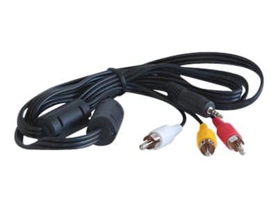 GoPro - Video/lydkabel - kompositt video / lyd - RCA hann til mini-phone stereo 3.5 mm hann - for HD HERO2