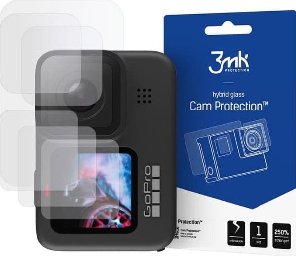 3MK HYBRID GLASS 3MK FG CAM BESKYTTELSE GOPRO HERO 9