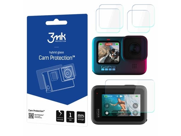3MK HYBRID GLASS 3MK FG CAM BESKYTTELSE GOPRO HERO 9