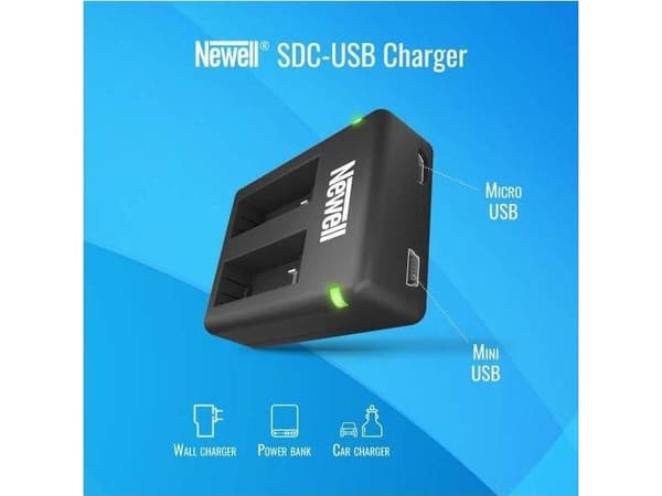 Newell battery Newell SDC-USB AHDBT-901 two-channel charger for GoPro HERO 9 Black
