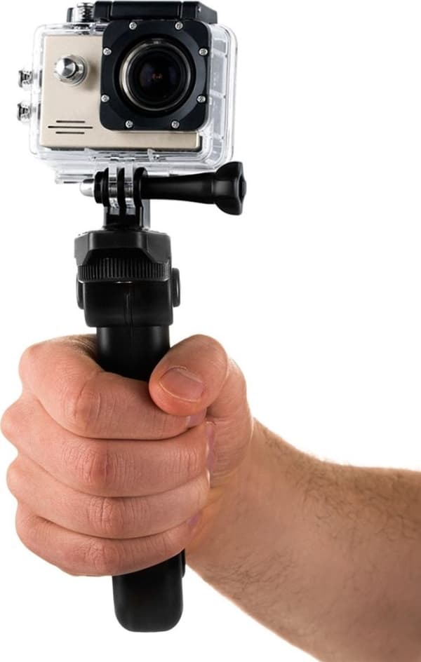 Hurtel Mini stativholder for GoPro SJCAM sportskameraer, universal sort