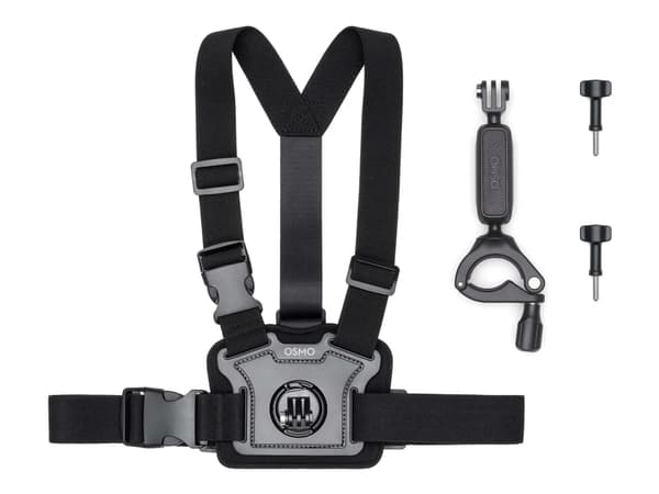 DJI Osmo - Støttesystem - sykkelstyremontering - sykkelstyre, på huset, sykkel - for DJI Action 2, Osmo Action, Osmo Action 2, Osmo Action 3, Osmo Ac