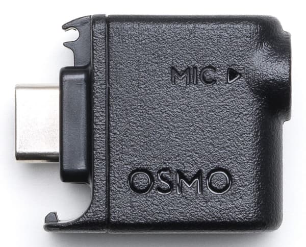 DJI - Mikrofonadapter - miniplugg hunn til 24 pins USB-C