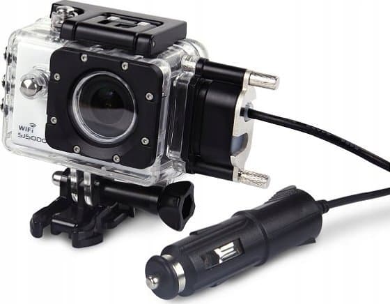 SJCAM SJ5000x vedenpitävä kotelo motopyörän kiinnityssarja