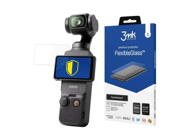 3MK FlexibleGlass, 1 stykker, Osmo Pocket 3