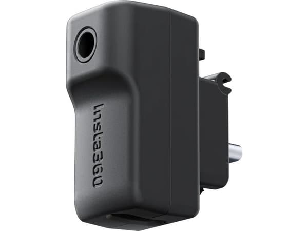 Insta360 CINSBBMC, Mikrofonadapter for kamera, 6 g, Sort
