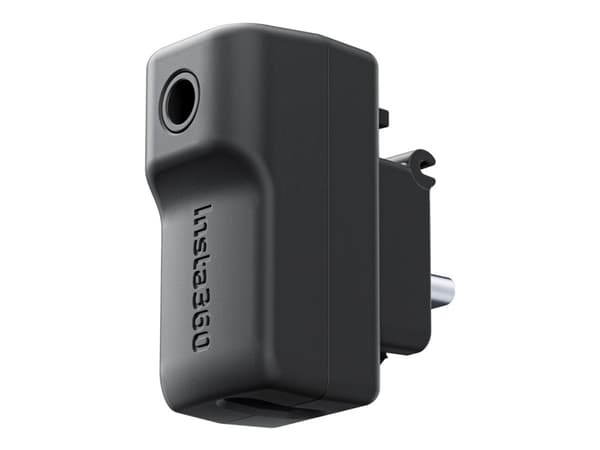 Insta360 CINSBBMC, Mikrofonadapter for kamera, 6 g, Sort