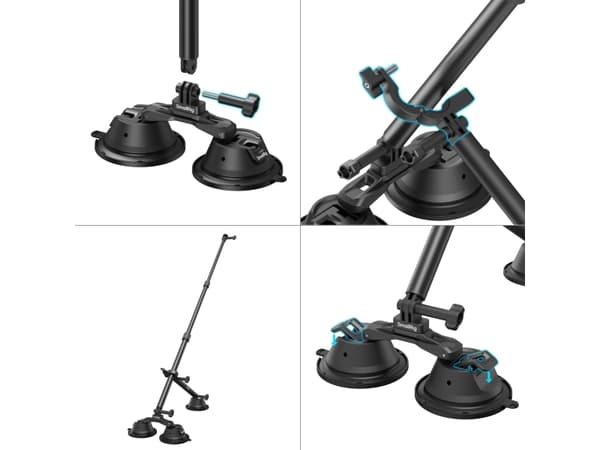 SmallRig 4380, Camera mount, 614.5 g, Black