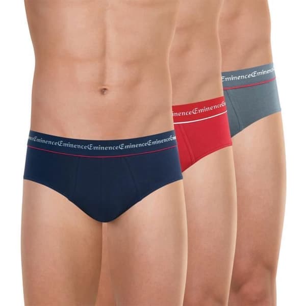Slip - Eminence - Pack av 3 - 95% bomull - Låg midja - Optimal komfort