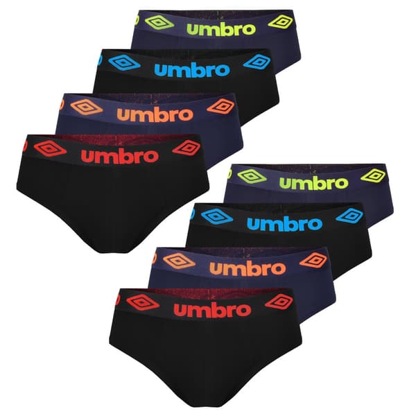 UMBRO Premium HerrKalsonger För Män - 8pak - Brief Klassisk Bekväm Mjuk - Trosor Mäns Underkläder Underwear Slip Herr XL