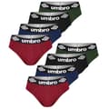 Miniatyrbild 1 av 6: UMBRO Premium HerrKalsonger För Män - 8pak - Brief Klassisk Bekväm Mjuk - Trosor Mäns Underkläder Underwear Slip Herr