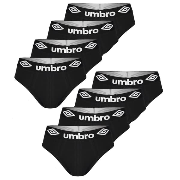 UMBRO Premium HerrKalsonger För Män - 8pak - Brief Klassisk Bekväm Mjuk - Trosor Mäns Underkläder Underwear Slip Herr
