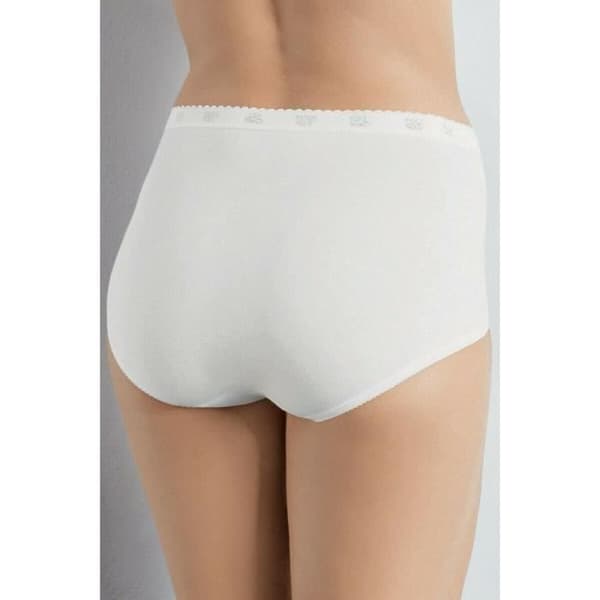 SLIP - SLOGGI - CHIC MAXI - 3 SLIPS + 1 GRATIS - FÄRG VIT - 85% BOMULL