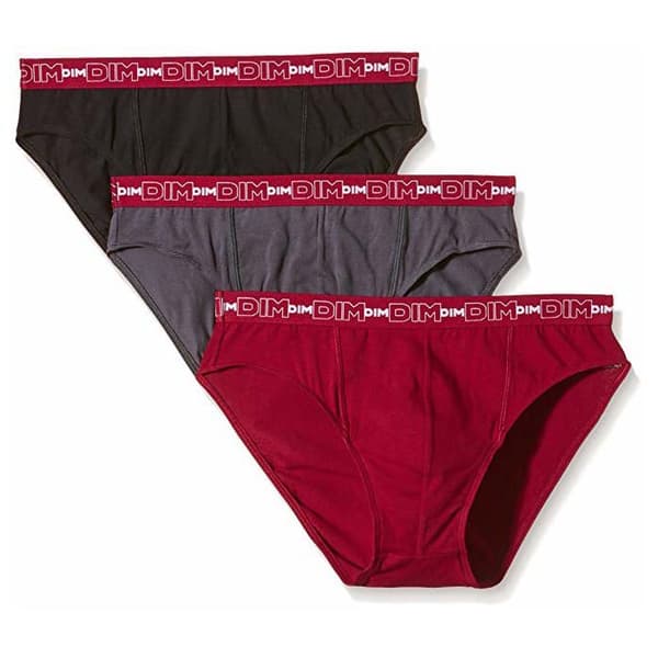 Slips - Dämpad - 3-pack - Stretchbomull - Låg midja - Optimal komfort